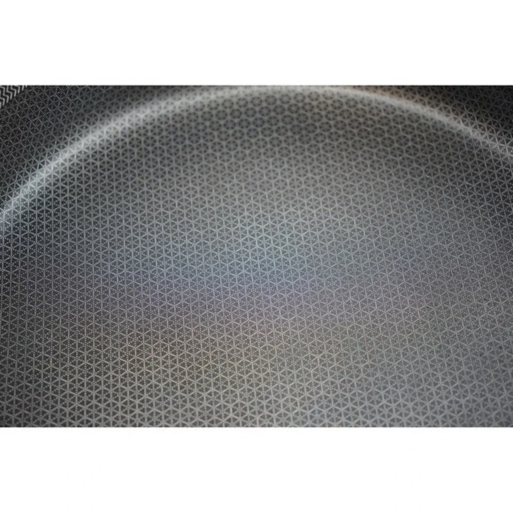 LOLYKITCH 3-PLY Stainless Steel Fry Pan with Lid 12‎ Inch Nonstick Honeycomb